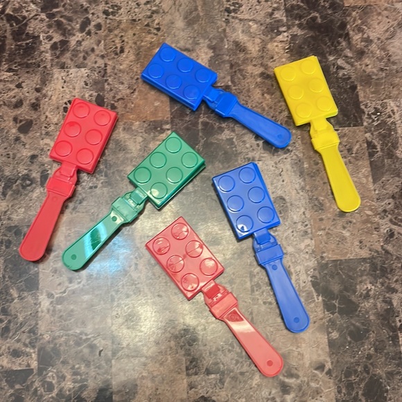 Lego Party Favors Building Blocks Birthday Sound Makers Bulk Gift Bag - Picture 2 of 4